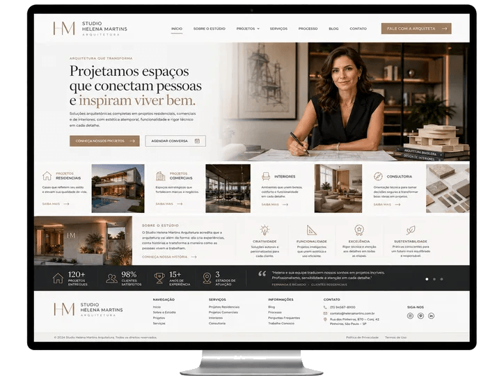 site-para-arquitetos