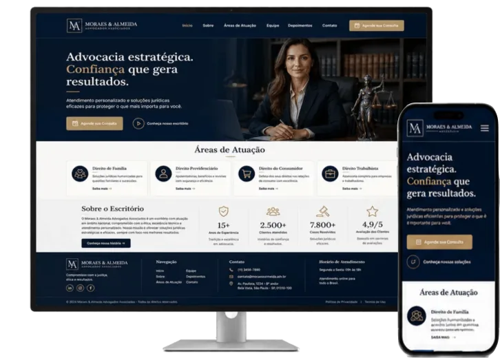site para advogados