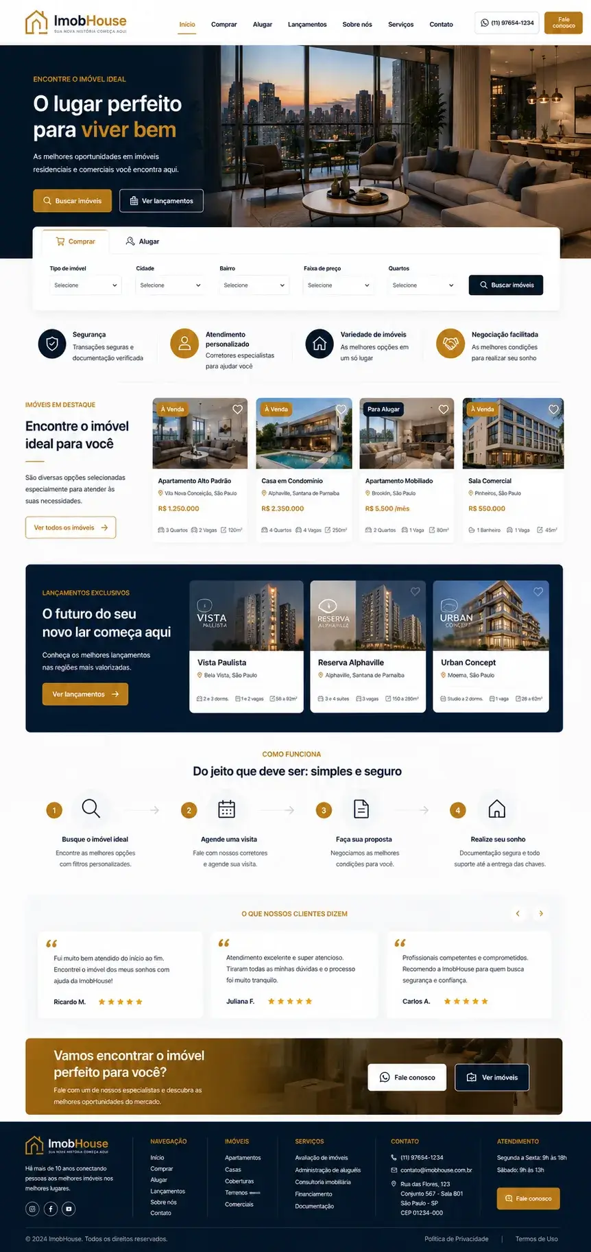 site profissional imobiliarias