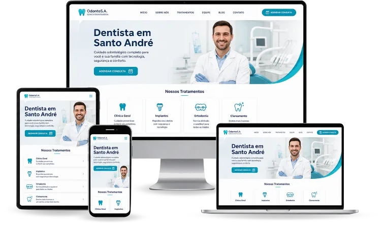 site para dentista em santo andré