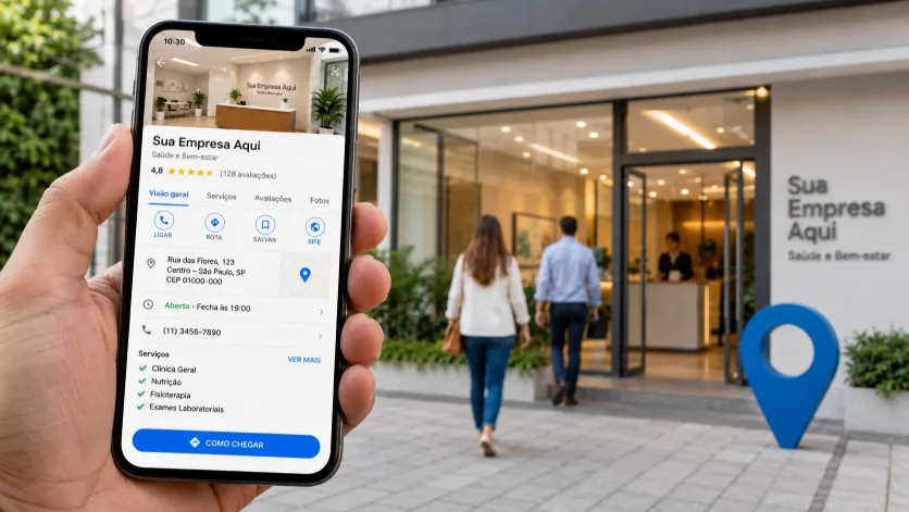 empresa com perfil otimizado no Google